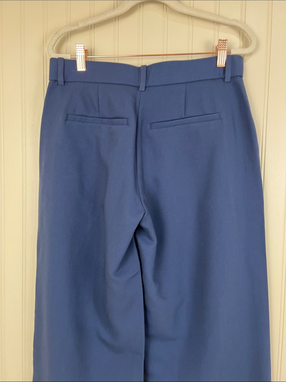 Abercrombie Curve Love Sloane Wide Leg Blue Trousers Pants Size 27 - Picture 7 of 12